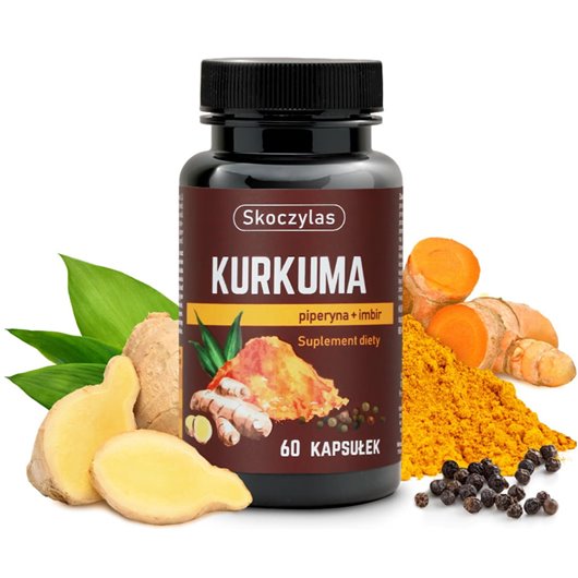 KURKUMA - PIPERYNA, IMBIR, RESWERATROL, KWERTYCYNA