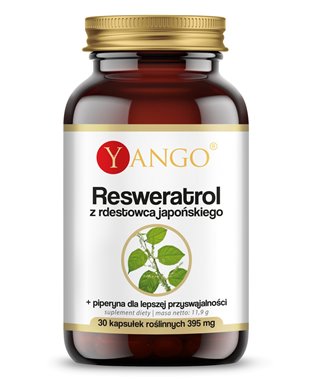 Resveratrol z rdestowca japońskiego + piperyna -30 kaps.