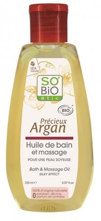 SO BIO Organiczny olejek arganowy do kąpieli i masażu